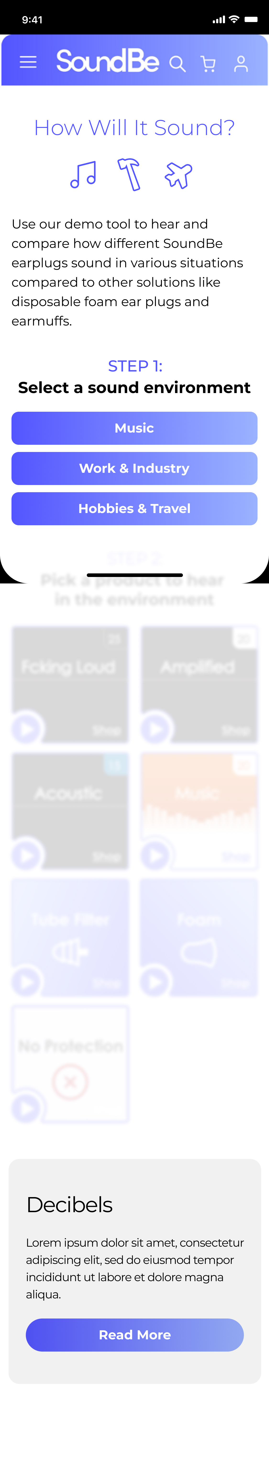 How Will It Sound tool landing page