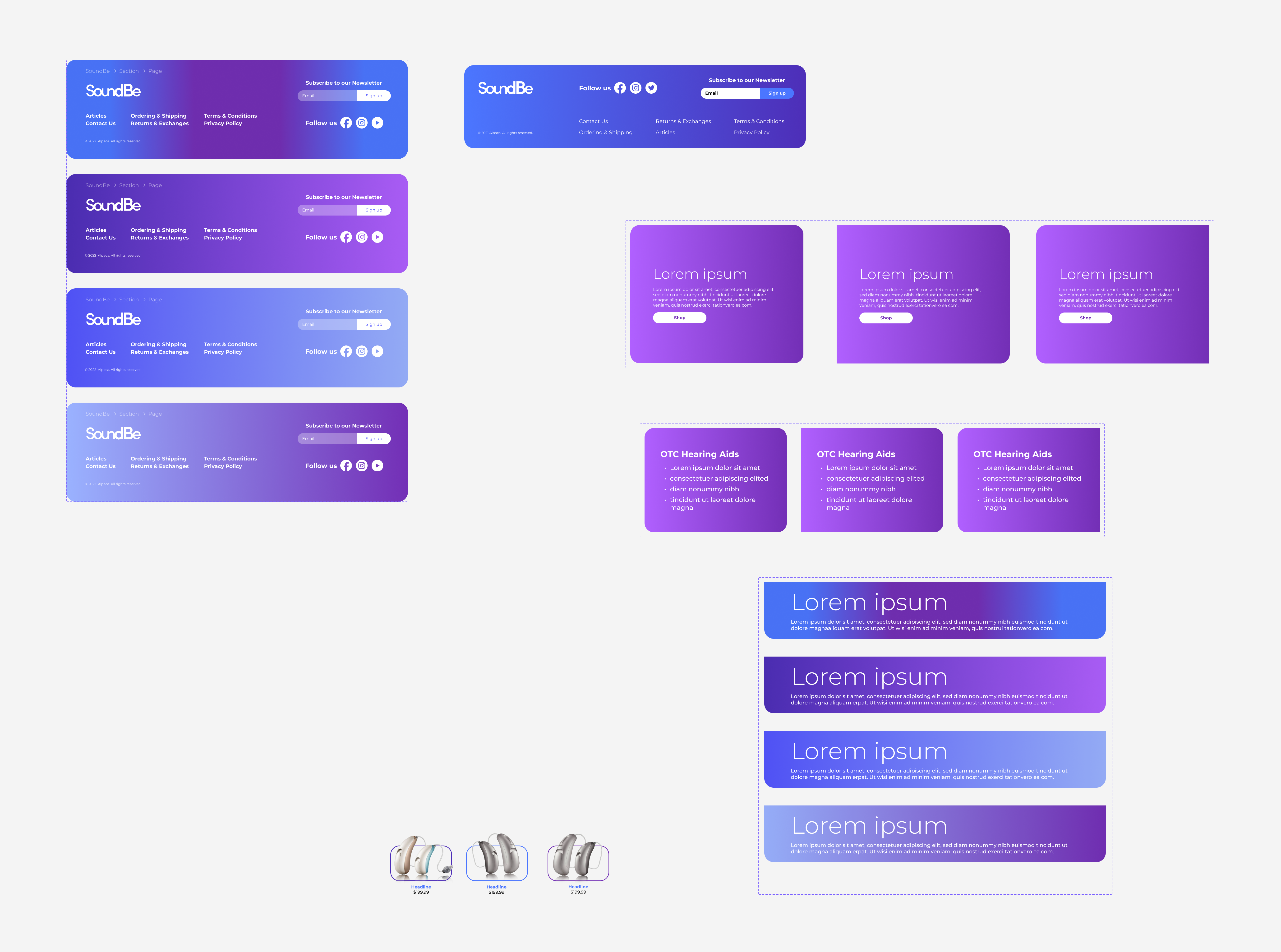 SoundBe component library