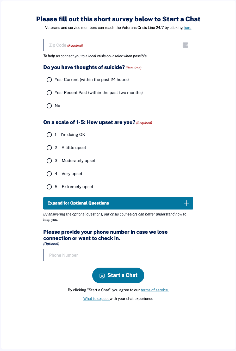 Survey collapsed