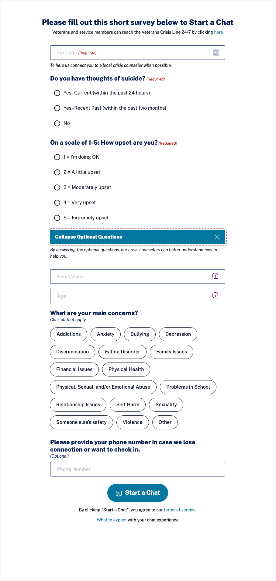 Survey expanded