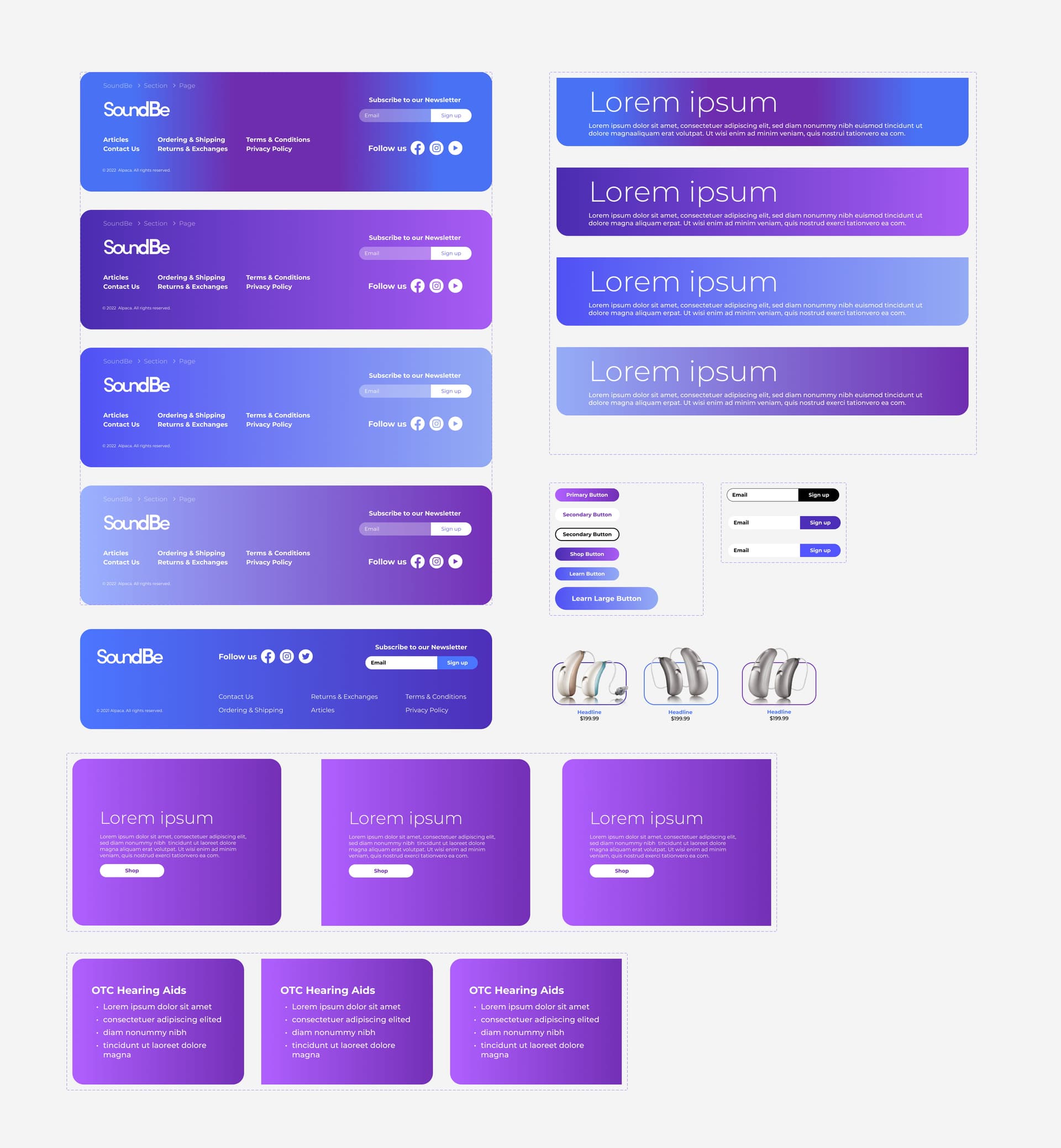 SoundBe card components